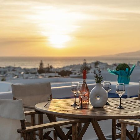 Callisti Mykonos Town With Pool View And Calypso Upper Floor With Sea View ภายนอก รูปภาพ