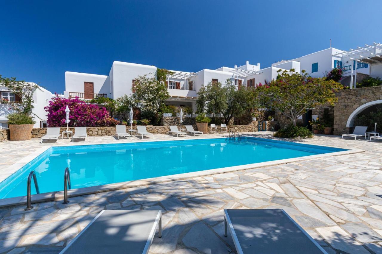 Callisti Mykonos Town With Pool View And Calypso Upper Floor With Sea View ภายนอก รูปภาพ